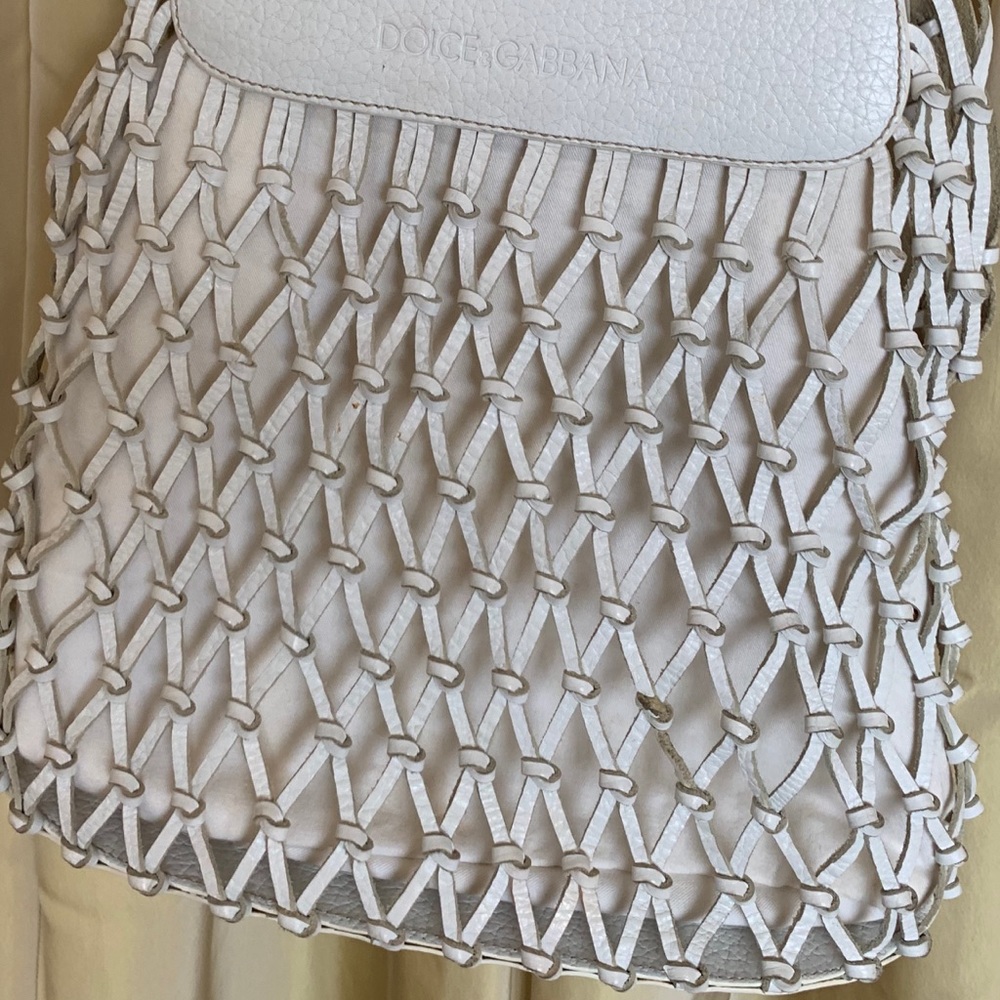 Dolce & Gabbana leatherman fishermen’s net handbag